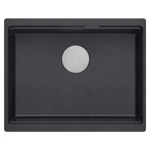Quadron Quadron - Granitový drez Logan 100 Black Metallic Oceľ HQJ6045U8_BS_U