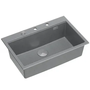Quadron Quadron - Granitový drez MARC 110 WORKSTATION Grey Metallic Meď HQM7650U5_PVDC1