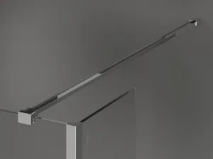 MEXEN/S - Kioto Sprchová zástena WALK-IN 100 x 40, transparent, chróm 800-100-212-01-00-040