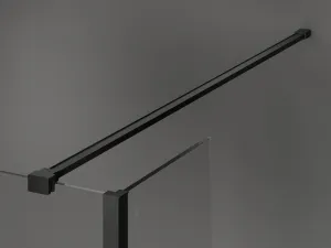 MEXEN/S - Kioto Sprchová zástena WALK-IN 105 x 30, transparent, čierna 800-105-212-70-00-030