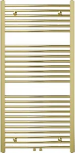 MEXEN - Ares vykurovací rebrík/radiátor 1200 x 600 mm, 490 W, zlatá W102-1200-600-00-50