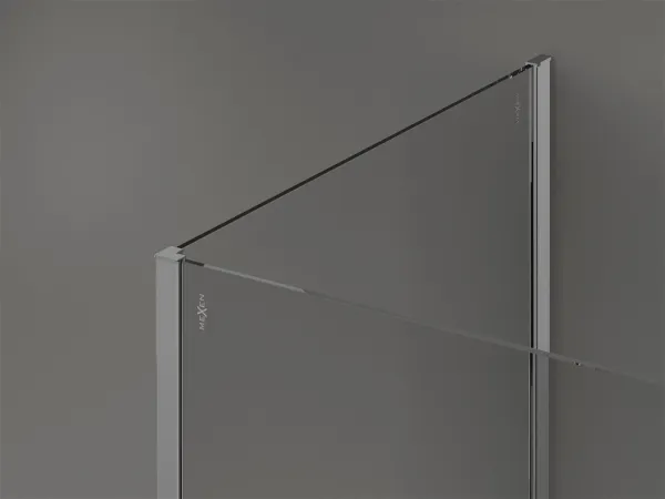 MEXEN/S - Kioto Sprchová zástena WALK-IN 105 x 100 x 40, transparent, chróm 800-105-100-221-01-00-040