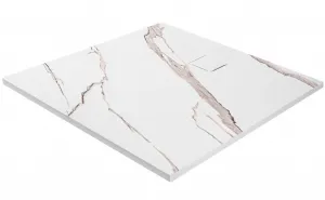 REA - Sprchová vanička Magnum CARRARA WHITE 90x90 REA-K7005