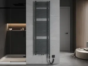 MEXEN/S - Ares radiátor + vykurovacia tyč 1800 x 500 mm, 900 W, antracit W102-1800-500-2900-66