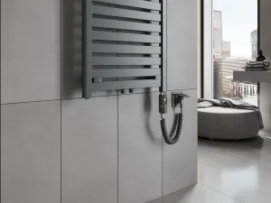 MEXEN/S - Urán radiátor + vykurovacia tyč 1200 x 600 mm, 600 W, antracit W105-1200-600-2600-66