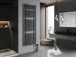 MEXEN/S - Ares radiátor + vykurovacia tyč 1800 x 600 mm, 900 W, antracit W102-1800-600-2900-66