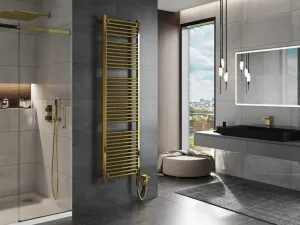 MEXEN/S - Mars radiátor + vykurovacia tyč 1800 x 500 mm, 600 W, zlatá W110-1800-500-2600-50