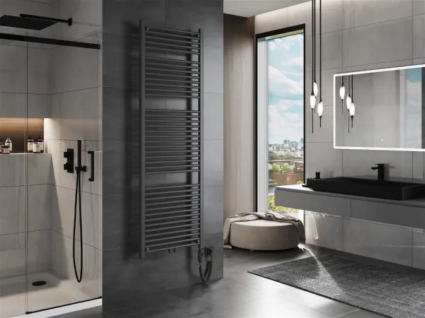 MEXEN/S - Mars radiátor + vykurovacia tyč 1800 x 600 mm, 900 W, antracit W110-1800-600-2900-66