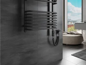 MEXEN/S - Apollo radiátor + vykurovacia tyč 1210 x 550 mm, 600 W, antracit W117-1210-550-2600-66