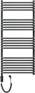 MEXEN/S - Apollo radiátor + vykurovacia tyč 1210 x 550 mm, 600 W, antracit W117-1210-550-2600-66
