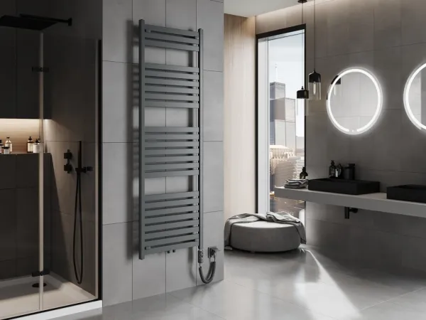 MEXEN/S - Urán radiátor + vykurovacia tyč 1800 x 600 mm, 900 W, antracit W105-1800-600-2900-66
