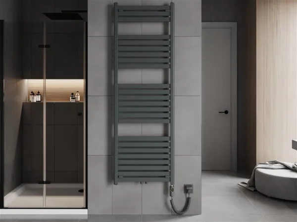 MEXEN/S - Urán radiátor + vykurovacia tyč 1800 x 600 mm, 900 W, antracit W105-1800-600-2900-66