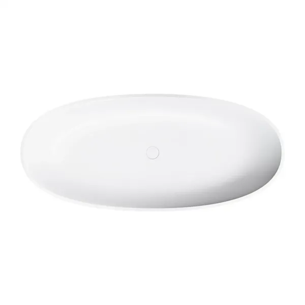 OMNIRES - SHELL M+ voľne stojaca vaňa, 175 x 78 cm, biela mat SHELL175WWBM
