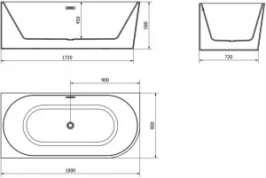 Mexen Mia, 180 x 80 cm 52691808000L-20