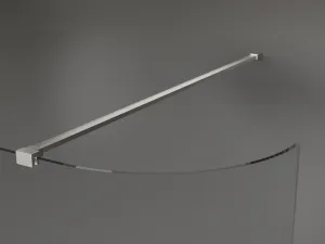 MEXEN/S - Kioto Sprchová zástena WALK-IN 120 x 200, transparent 8 mm, nikel kartáčovaný 800-120-101-97-06