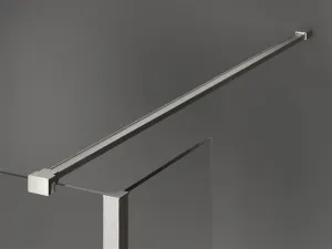 MEXEN/S - Kioto Sprchová zástena WALK-IN 105 x 40, transparent, nikel kefovaná 800-105-212-97-00-040