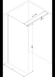 MEXEN/S - KIOTO Sprchová zástena WALK-IN 120x200 cm 8 mm, ružové zlato, dymové sklo 800-120-101-60-40