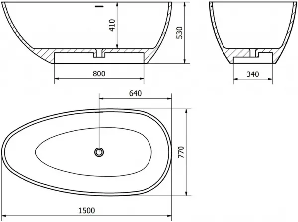MEXEN - Imola 150 x 77 cm 57281507600