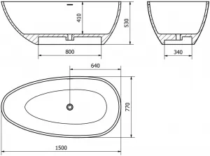 MEXEN - Imola 150 x 77 cm 57281507600
