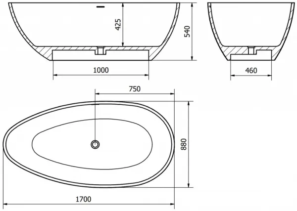 MEXEN - Imola 170 x 88 cm 57281708510