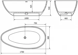 MEXEN - Imola 170 x 88 cm 57281708510