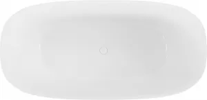 MEXEN - Como voľne stojaca vaňa liaty mramor 150 x 82, biela lesk 57311508210