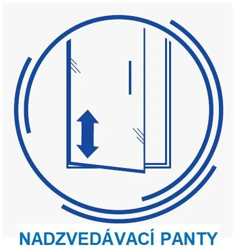 CERSANIT - Paravánom K VANI EASY NEW DVOJDIELNY 140X115cm S301-290