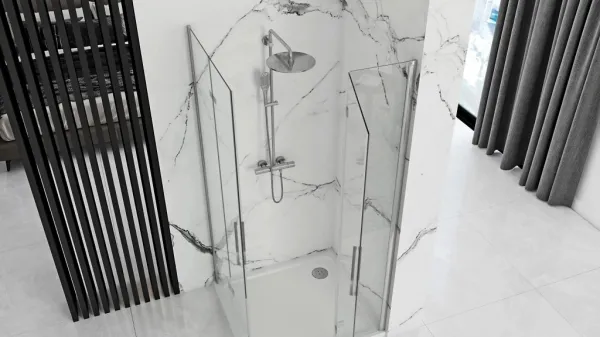 REA - Sprchová kabína Molier Chrome Double 90x90 KPL-K6372