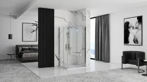 REA - Sprchová kabína Molier Chrome Double 90x100 KPL-K6373