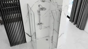 REA - Sprchová kabína Molier Chrome Double 90x100 KPL-K6373