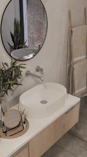 DEANTE - Okrúhle zrkadlo nero, závesné, v ráme - okrúhle ADR_N831