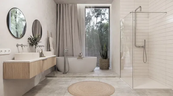 DEANTE - Okrúhle zrkadlo nero, závesné, v ráme - okrúhle ADR_N831