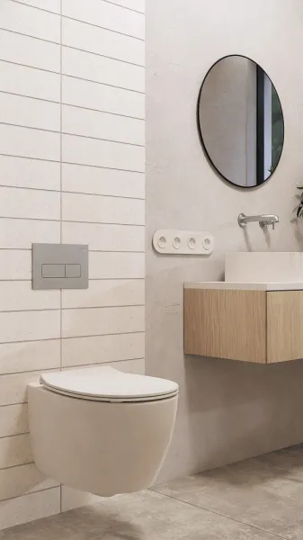 DEANTE - Okrúhle zrkadlo nero, závesné, v ráme - okrúhle ADR_N831