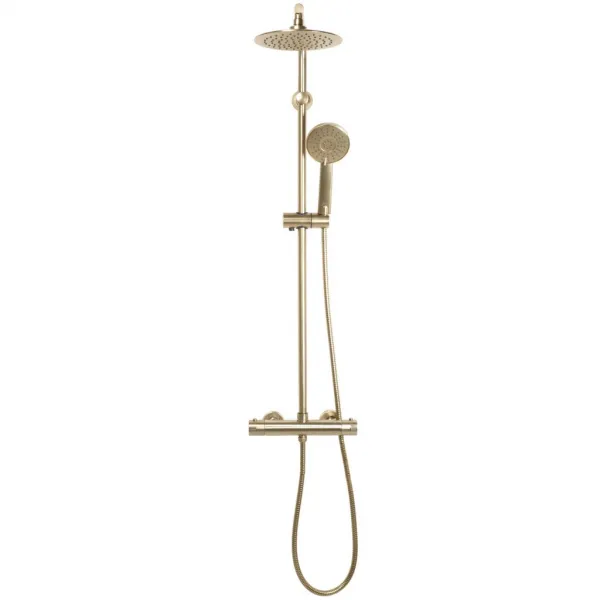 REA - Sprchová sada s termostatom Bliss brush gold REA-P8413