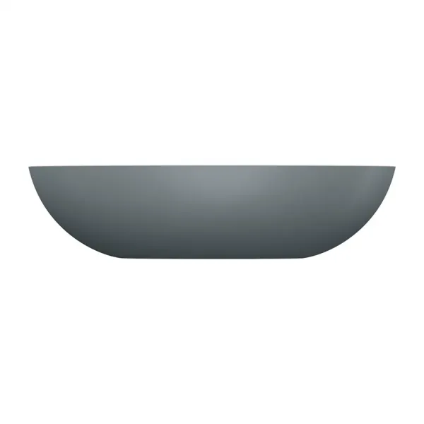 OMNIRES - SHELL M+ umývadlo na dosku, 60 x 35 cm, matná popolavá šedá SHELLUNAG
