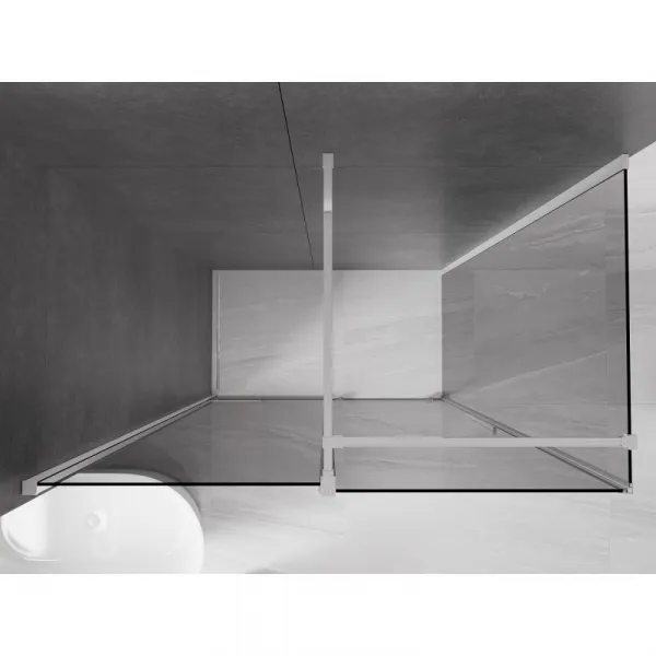 MEXEN/S - Velár sprchovací kút, posuvné dvere 150 x 80, grafit, chróm 871-150-080-41-01