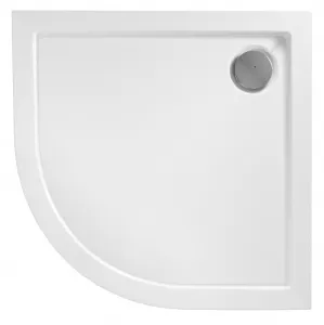 Rea Look, štvrťkruhový sprchovací kút 80x80x190 cm, 5mm číre sklo, chrómový profil, REA-K7904
