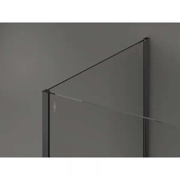 MEXEN/S - Kyoto Sprchová zástena WALK-IN 120 x 75, transparent, grafit kartáčovaná 800-120-212-66-00-075