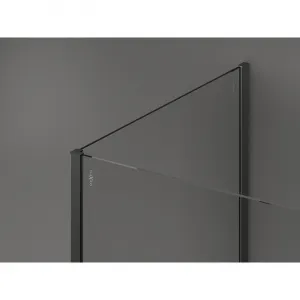 MEXEN/S - Kyoto Sprchová zástena WALK-IN 120 x 75, transparent, grafit metal 800-120-212-95-00-075