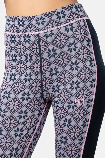 KARI TRAA ROSE HIGH WAIST PANT Dámske termo nohavice, modrá, veľkosť