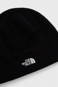 Čiapka The North Face NF0A5FVZJK31-JK31, čierna farba, z tenkej pleteniny