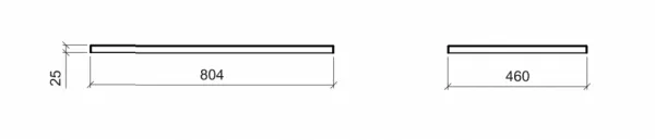 COMAD - Doska 80cm,SANTA FE OAK 5907611652480