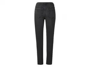 esmara® Dámske rifle Straight High Waist (sivá, 42)
