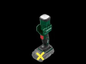 Parkside® Aku LED ručná lampa 20 V Plhla 20 Li A1/Plhla 20-Li C1 – bez akumulátora