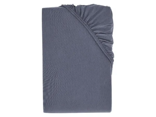 Livarno home Bi-elastická napínacia plachta na boxspringovú posteľ, 90 – 100 x 200 cm (modrá)