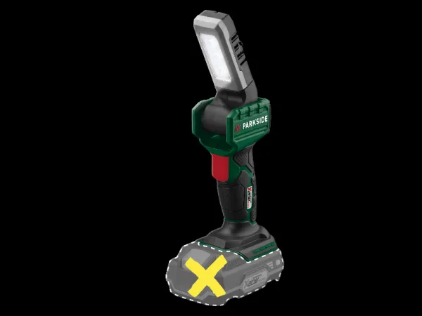 Parkside® Aku LED ručná lampa 20 V Plhla 20 Li A1/Plhla 20-Li C1 – bez akumulátora (Led ručná lampa Plhla 20 Li C1)