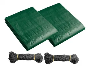 Parkside® Univerzálne krycie plachty, 1,5 x 6 m, 2 kusy