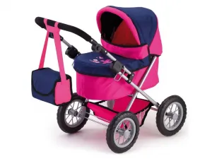 Bayer Design Kočík pre bábiky Trendy (ružová/modrá)