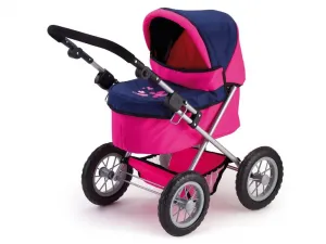 Bayer Design Kočík pre bábiky Trendy (ružová/modrá)