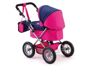 Bayer Design Kočík pre bábiky Trendy (ružová/modrá)